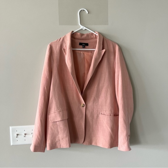 NWOT! Lulu’s Oversized Coral Lined Blazer - Picture 3 of 6
